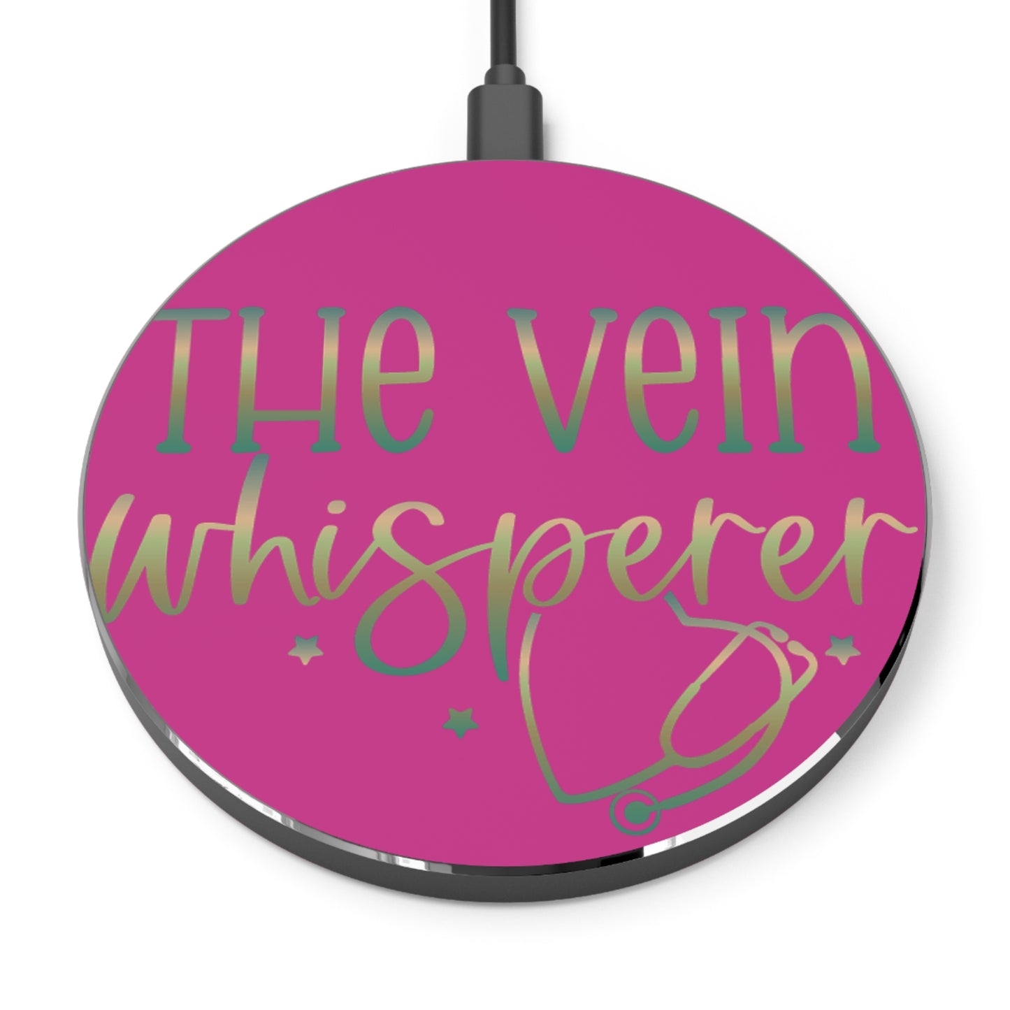 The Vein Whisperer Wireless Charger | Fast Charging Pad for Healthcare Professionals