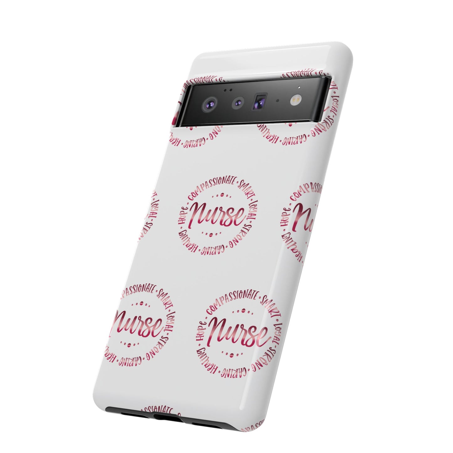 Google Pixel Tough Case - Nurse Circle - White