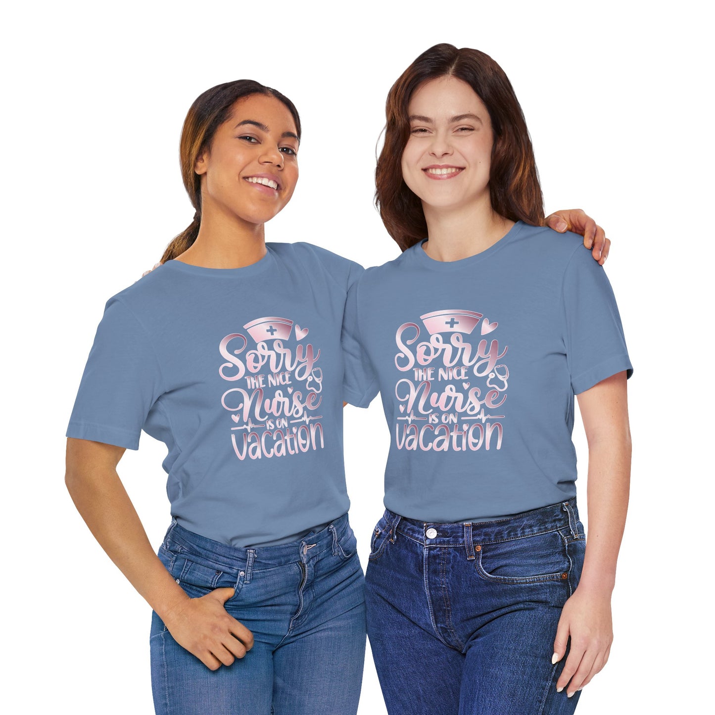 Sorry The Nice Nurse Is On Vacation rose gold