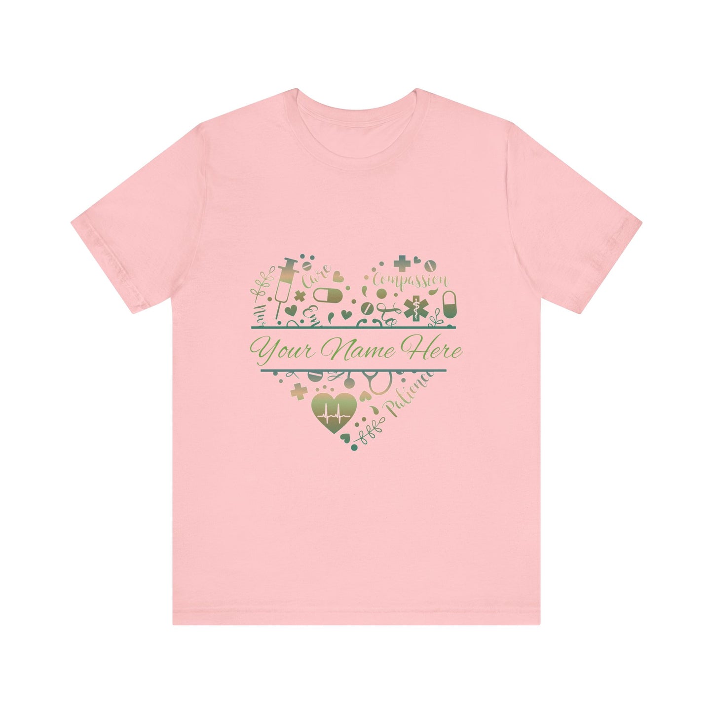 Monogram Heart copper patina