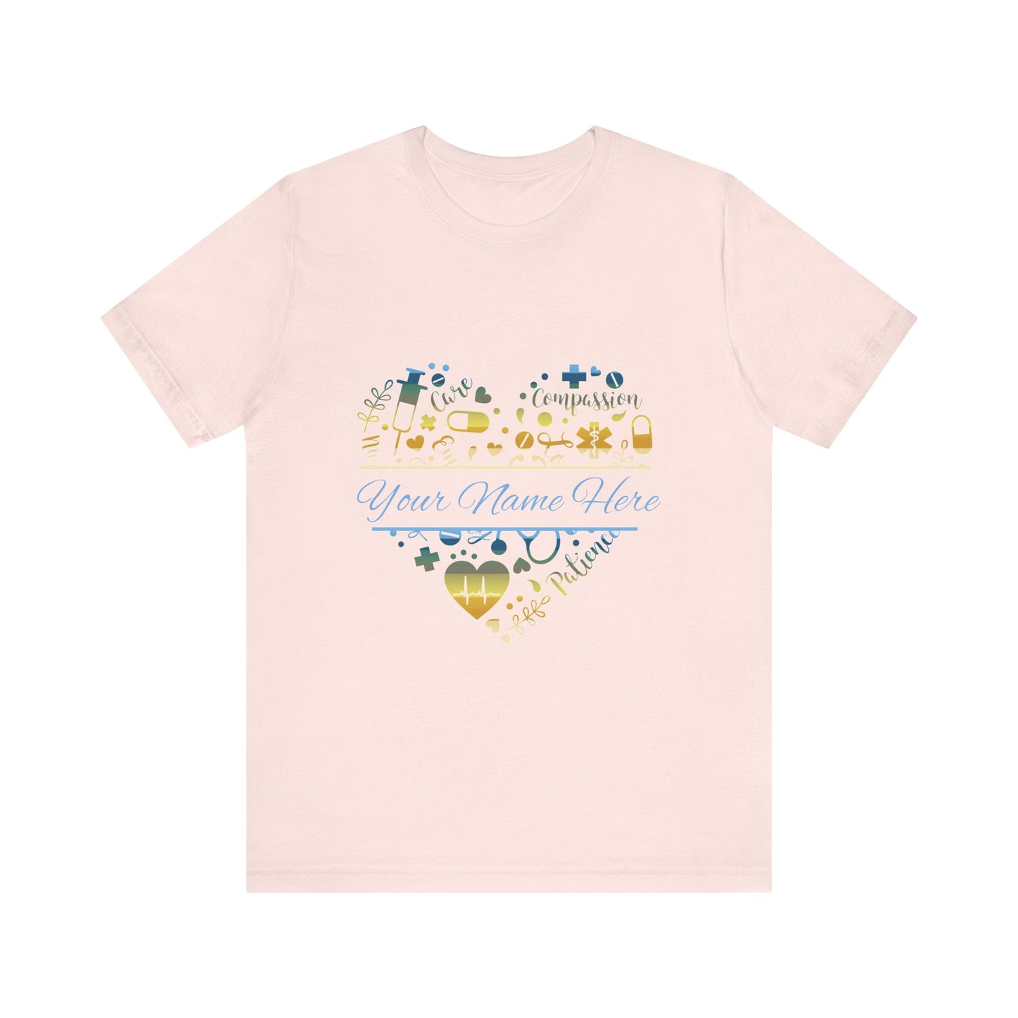 Monogram Heart colored chrome
