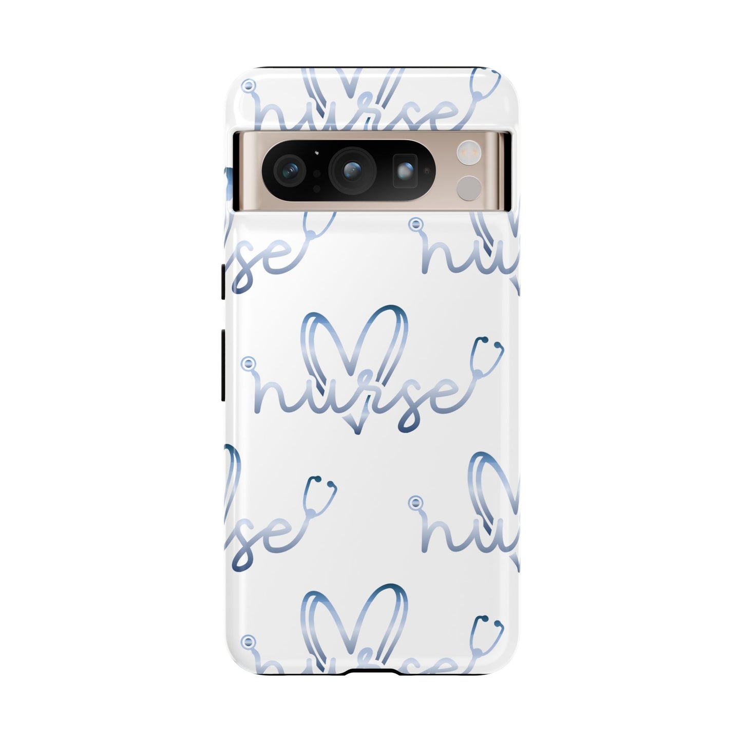Google Pixel Tough Case - Nurse Stethoscope - White