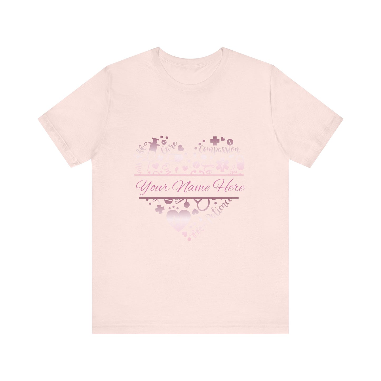 Monogram Heart rose gold