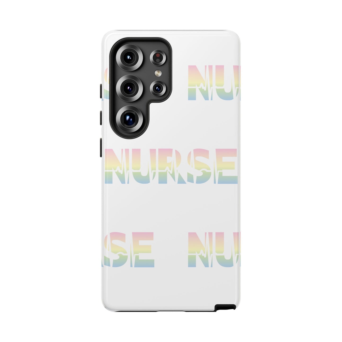 Samsung Tough Case - Nurse Pulse - White