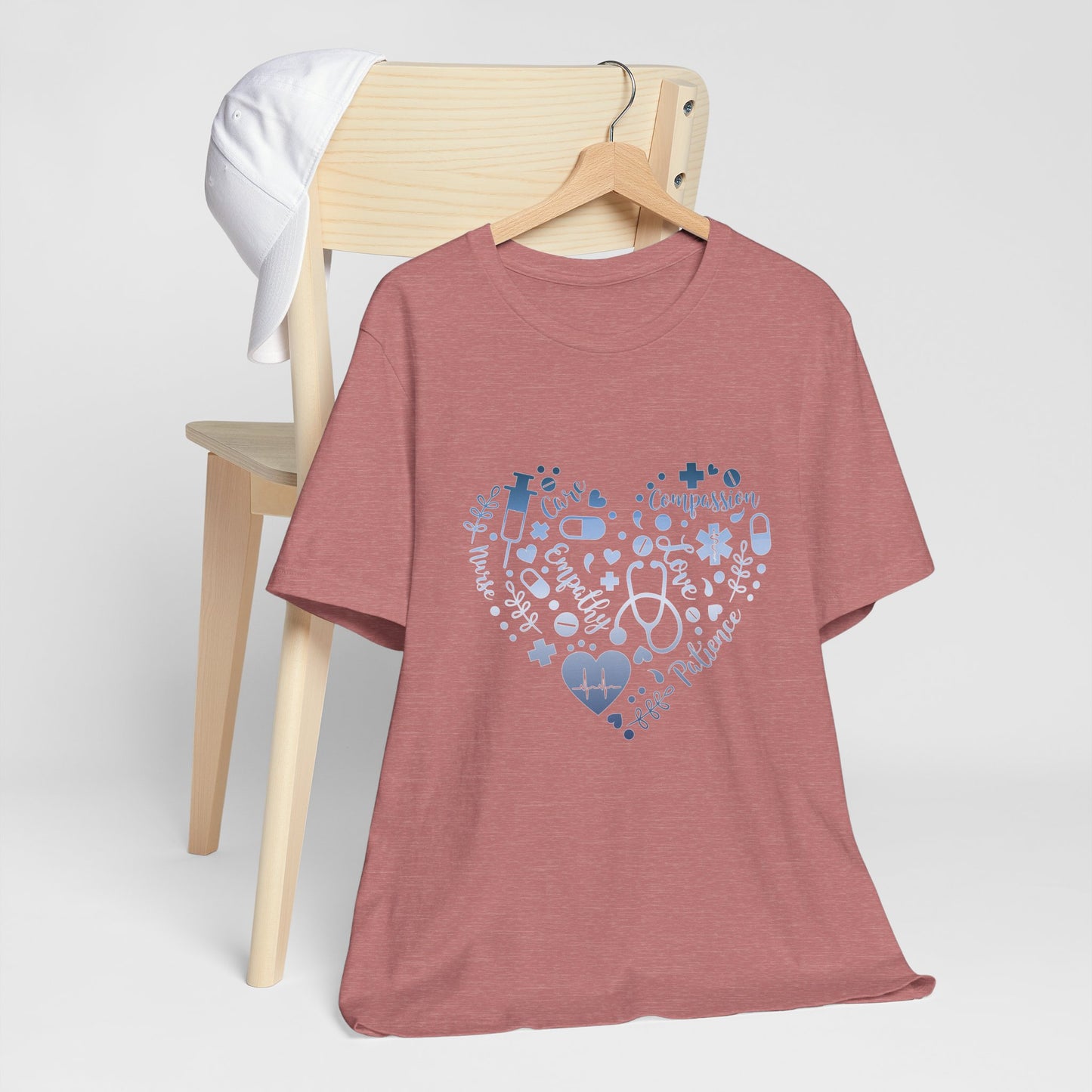 Monogram Heart 1 blue steel
