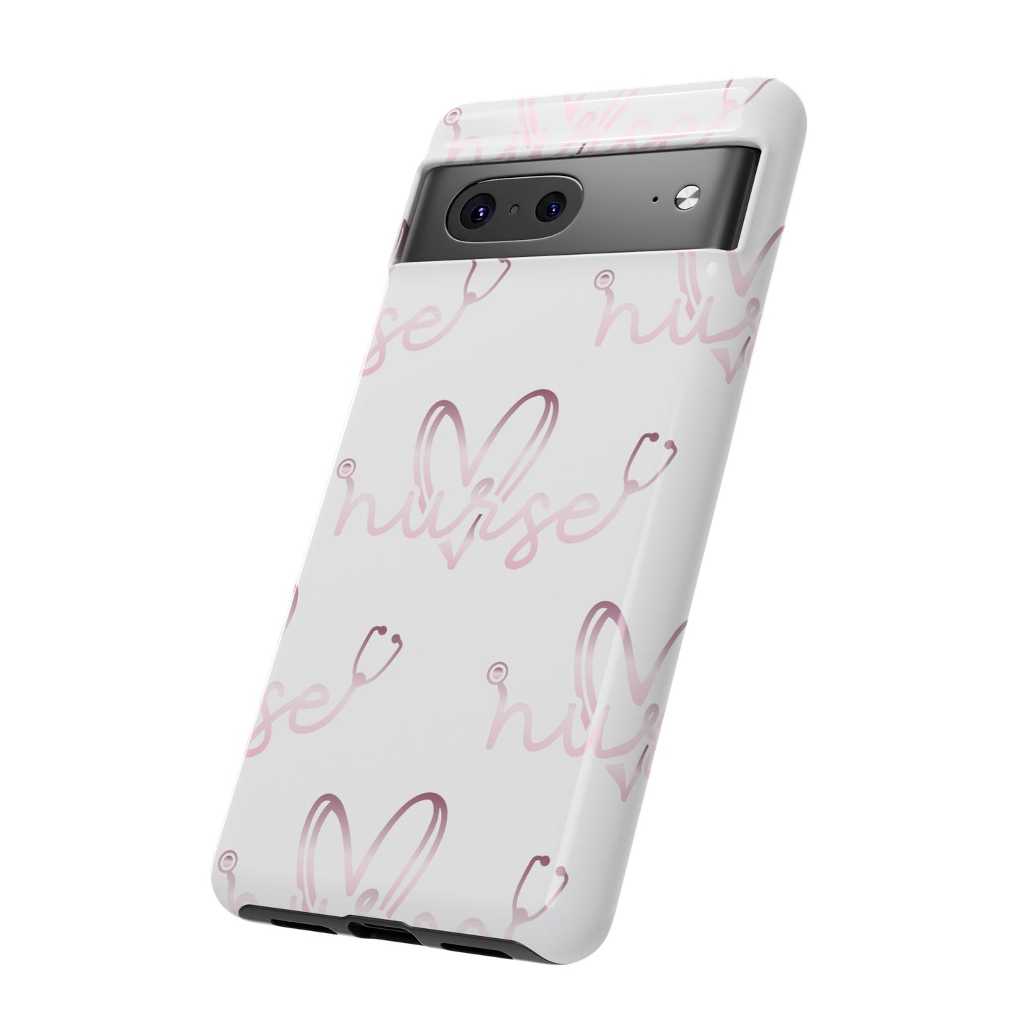 Google Pixel Tough Case - Nurse Stethoscope - White