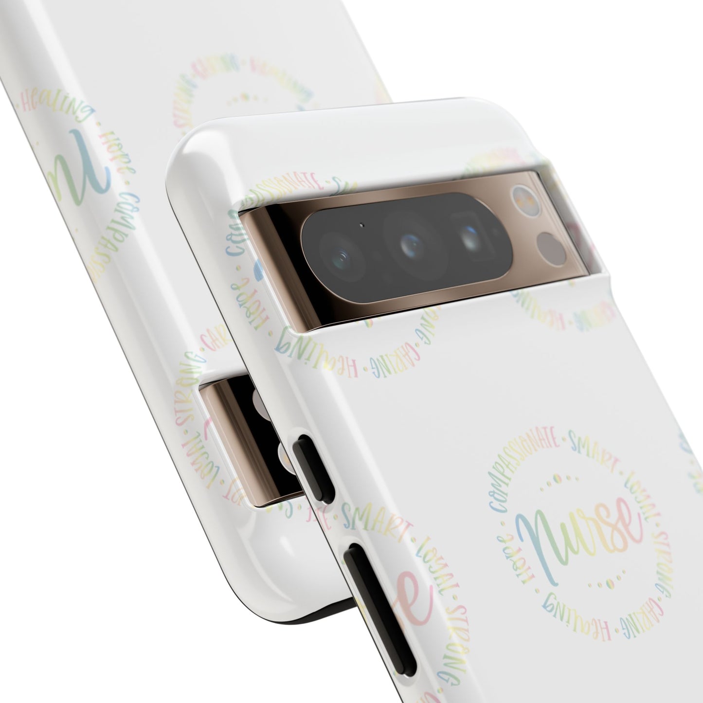 Google Pixel Tough Case - Nurse Circle - White