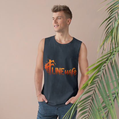 Lineman Tank - lineman-wife sky 24
