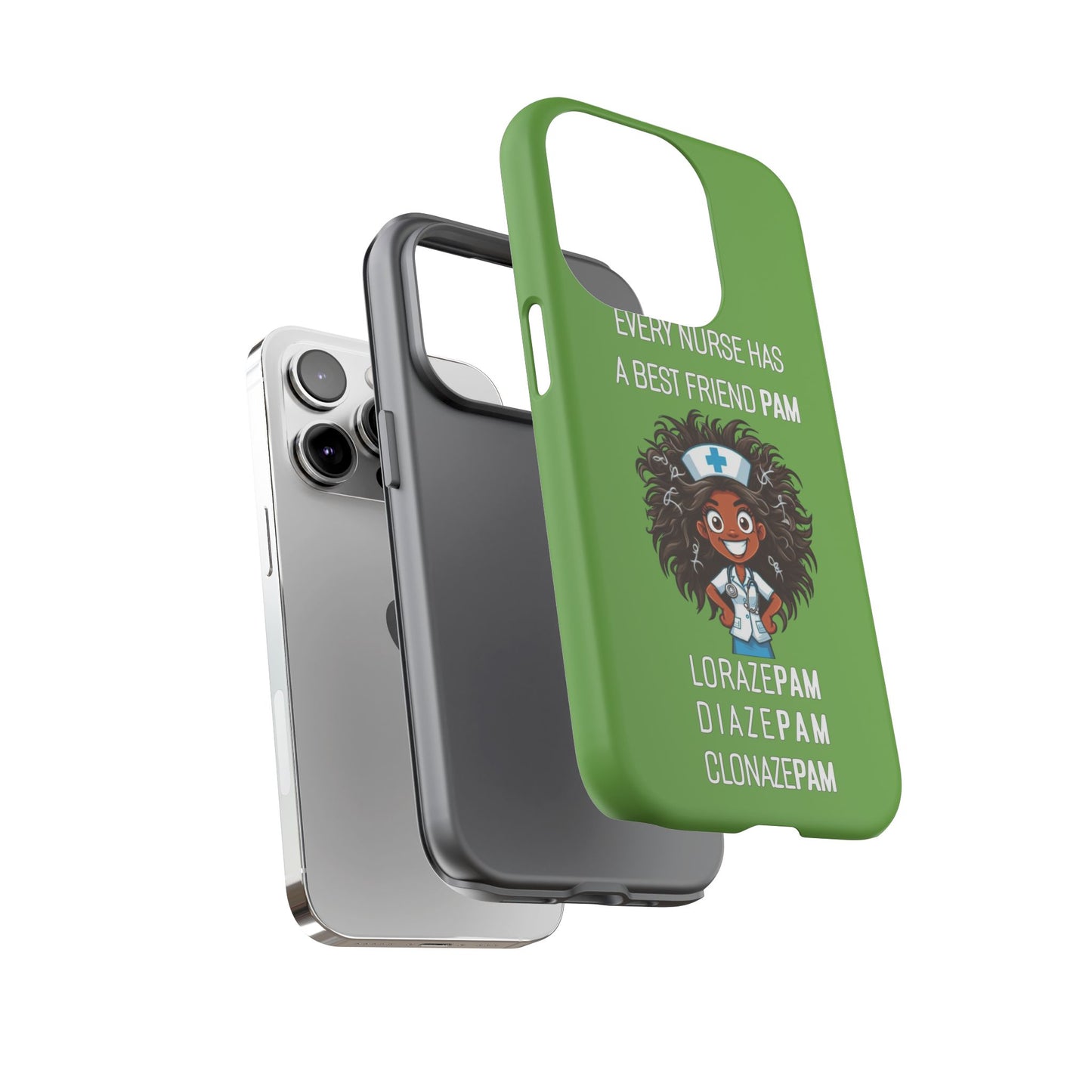 Nurse iPhone Tough Case - Every Nurse Has a Friend Named PAM Design (2) - Green