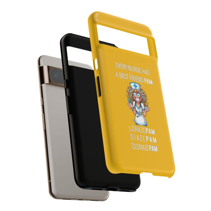 Nurse Google Pixel Tough Case - Every Nurse Has a Friend Named PAM Design (4) - Yellow