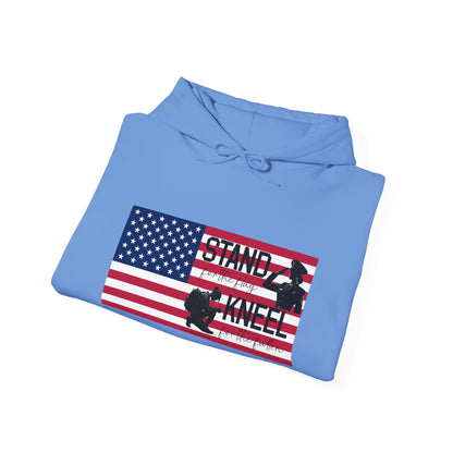 Gildan Stand for the Flag, Kneel for the Fallen Hoodie (Female)