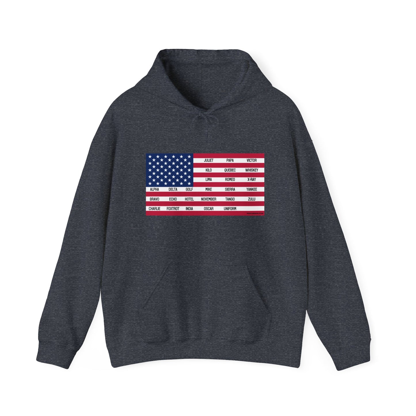 Gildan Phonetic Flag Hoodie