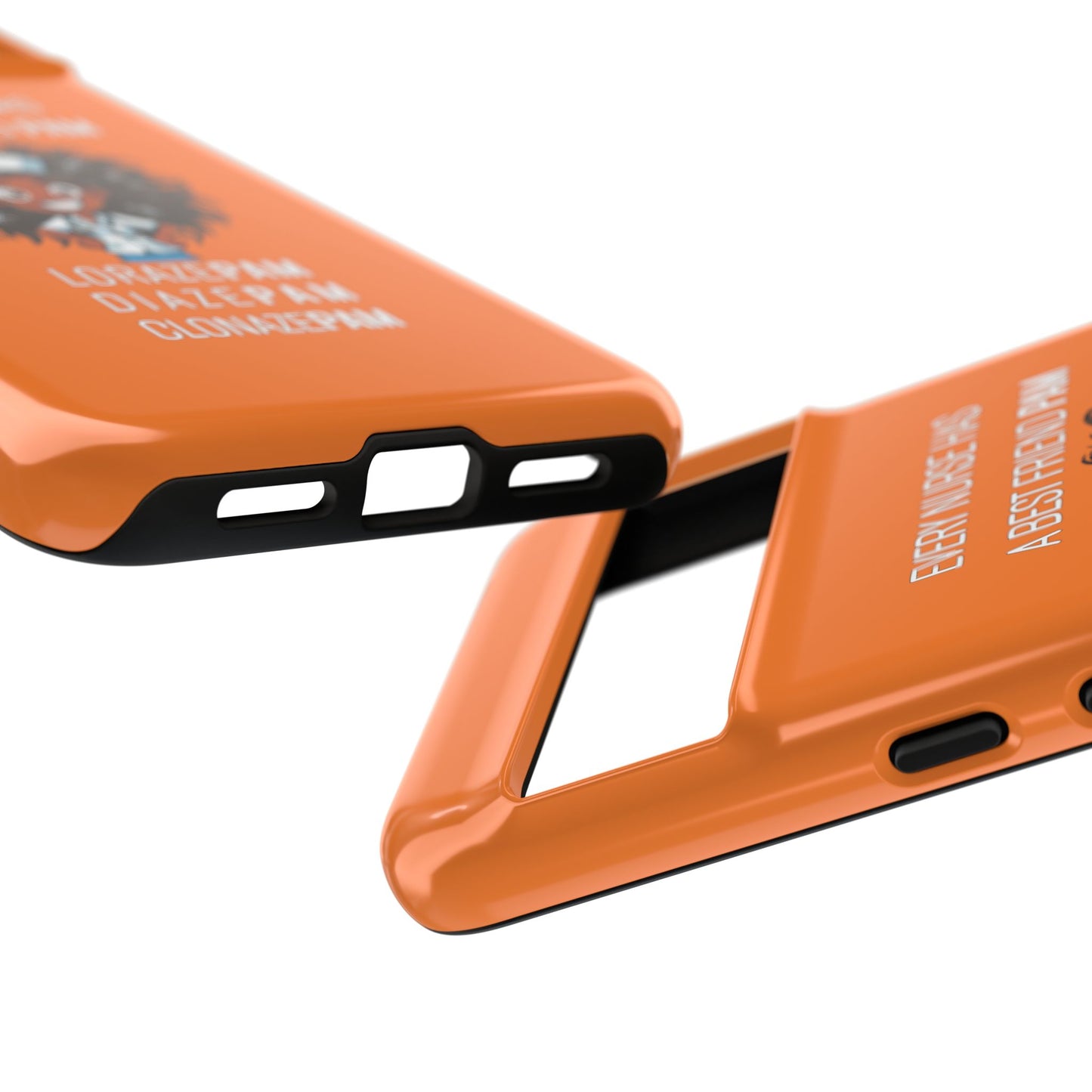 Nurse Google Pixel Tough Case - Every Nurse Has a Friend Named PAM Design (2) - Orange