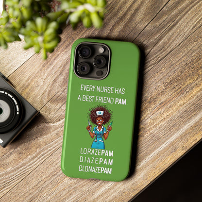 Nurse iPhone Tough Case - Every Nurse Has a Friend Named PAM Design (3) - Green