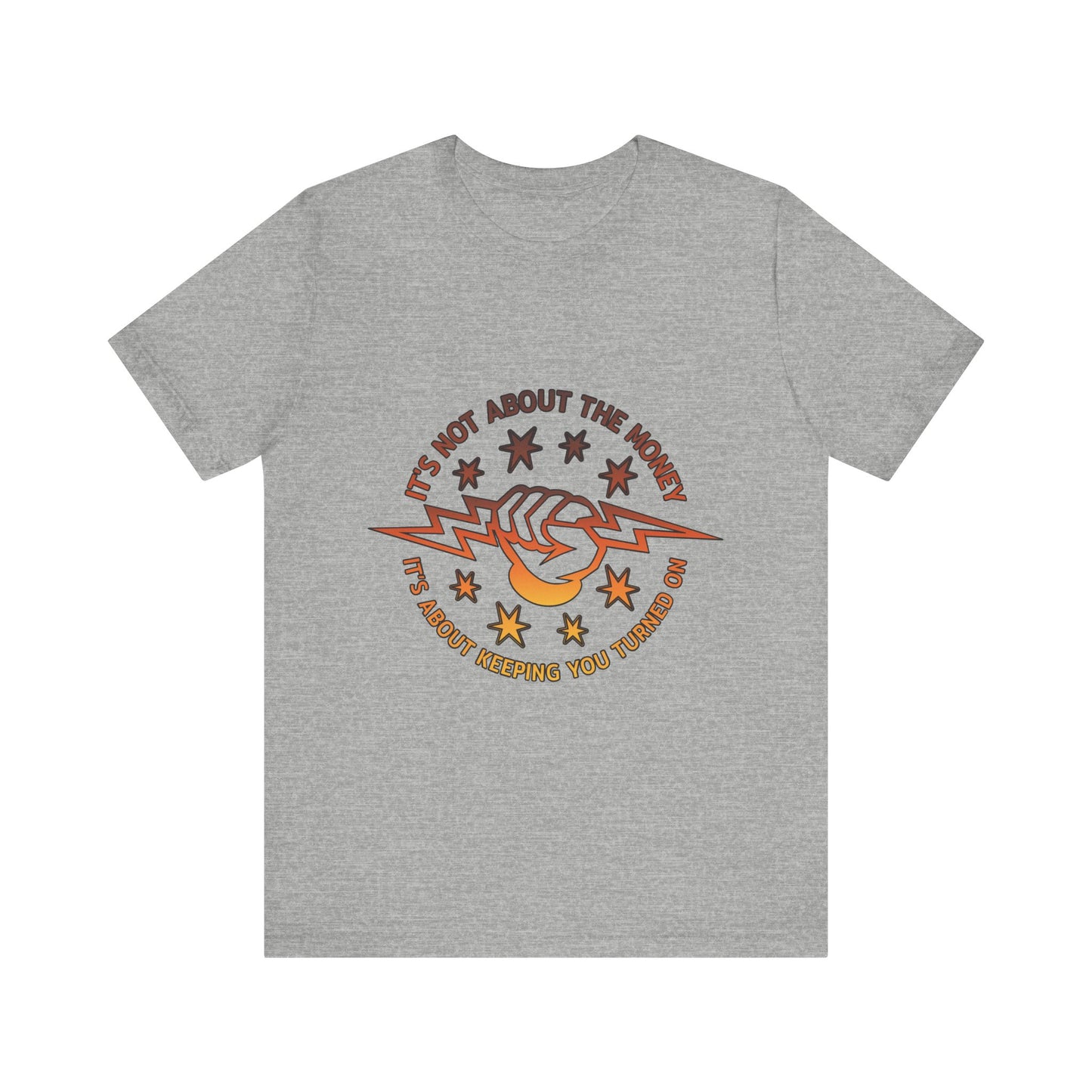 Lineman T-shirt - Its Not About The Money-sky 24