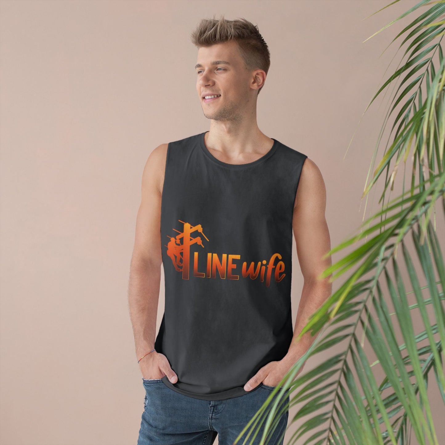 Lineman Tank - lineman-wife sky 24