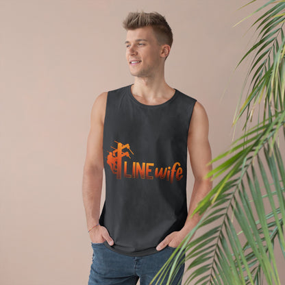 Lineman Tank - lineman-wife sky 24