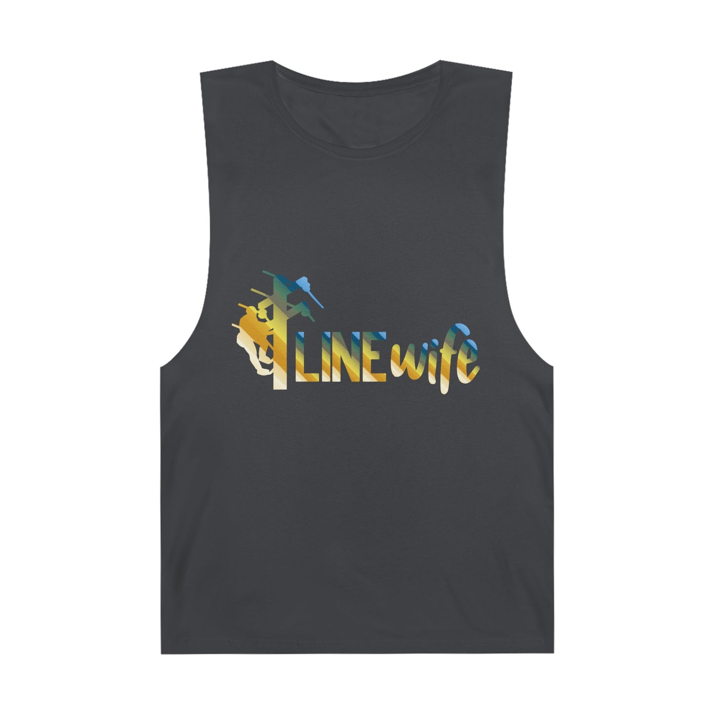 Lineman Tank - lineman-wife colored chrome