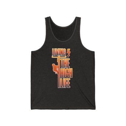 Lineman T-shirt - Living The High Life-sky 24