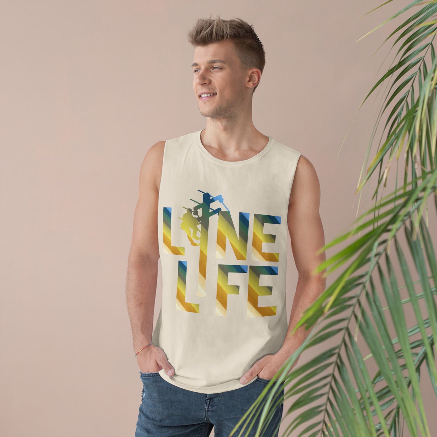Lineman Tank - lineman-life colored chrome