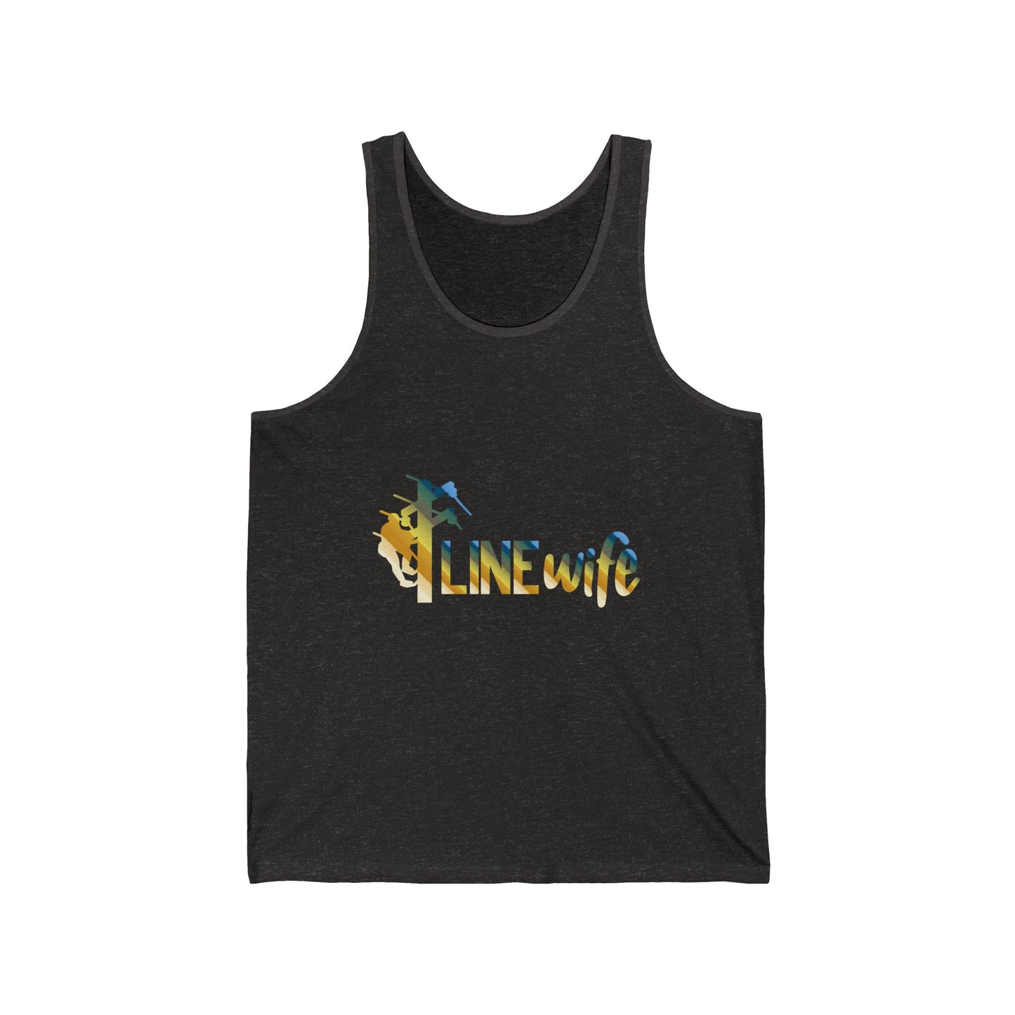 Lineman T-shirt - lineman-wife colored chrome