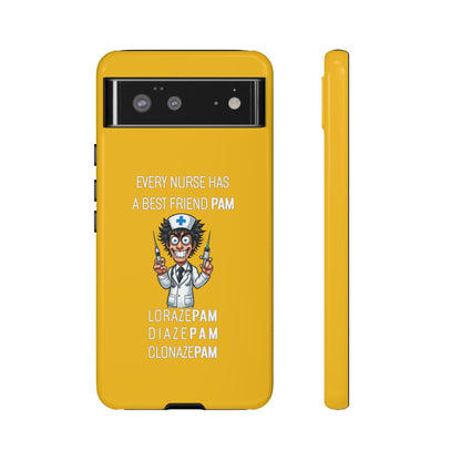 Nurse Google Pixel Tough Case - Every Nurse Has a Friend Named PAM Design (5) - Yellow