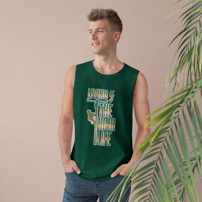 Lineman Tank - Living The High Life-copper patina