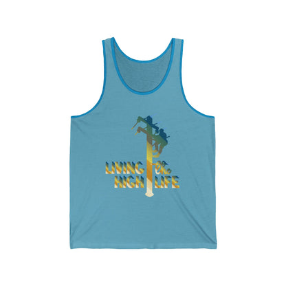 Lineman T-shirt - living the high life - colored chrome