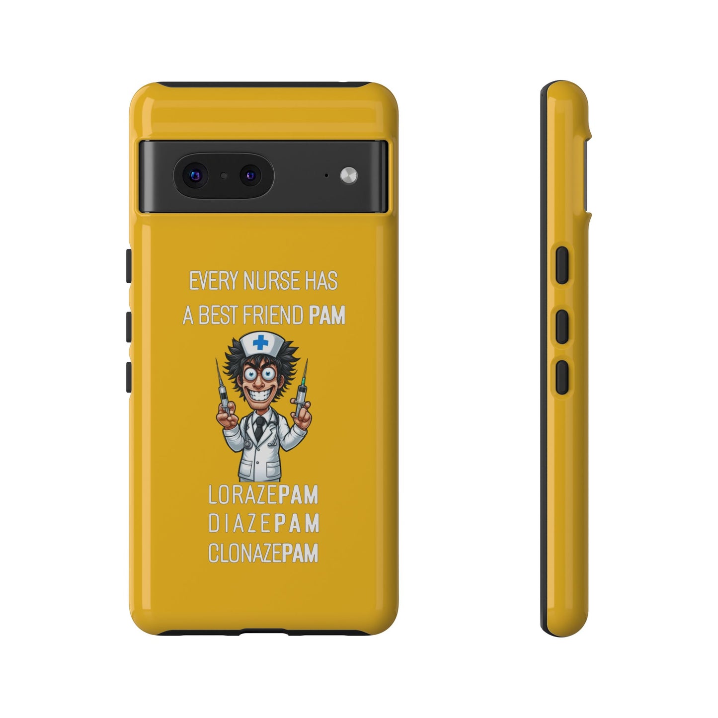 Nurse Google Pixel Tough Case - Every Nurse Has a Friend Named PAM Design (5) - Yellow