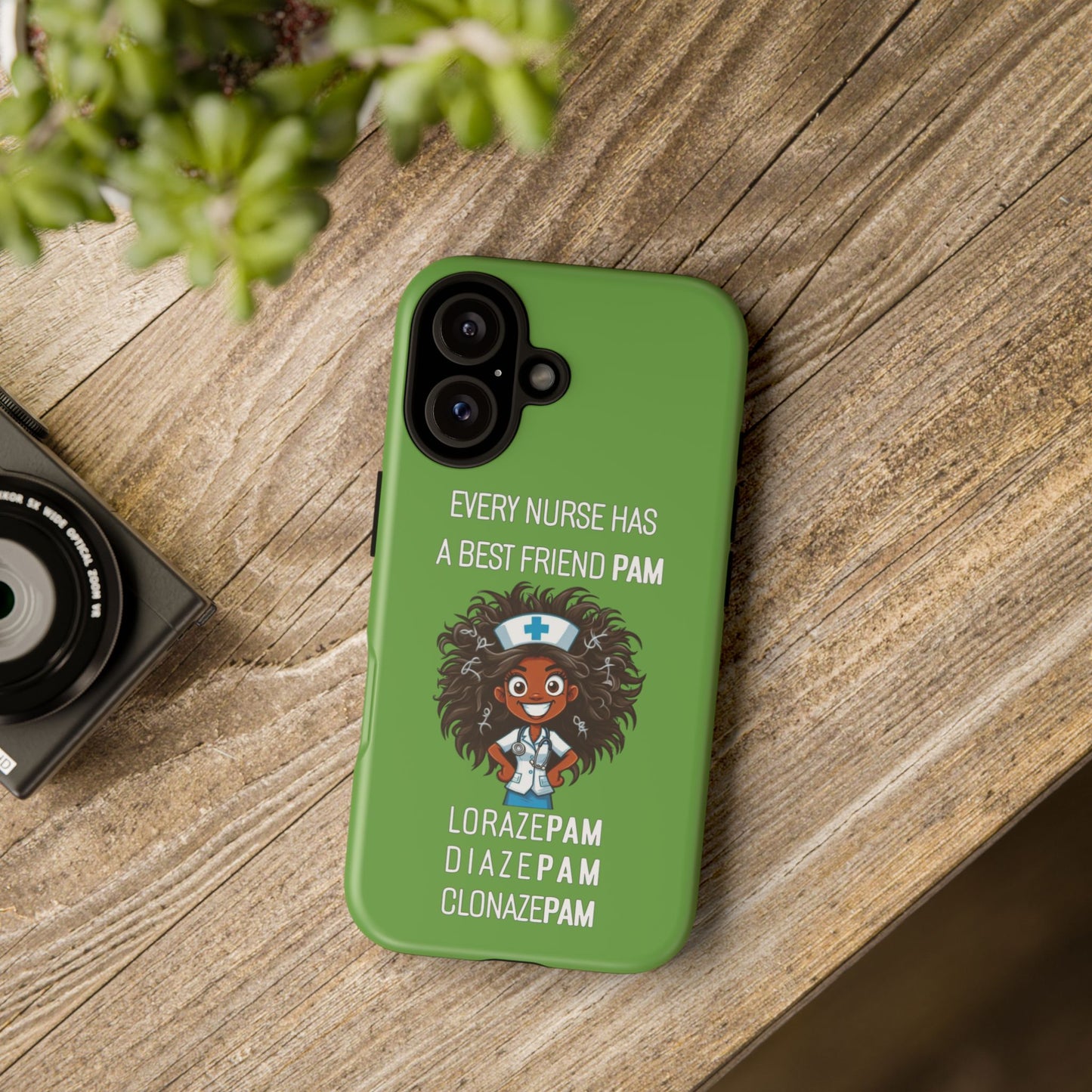 Nurse iPhone Tough Case - Every Nurse Has a Friend Named PAM Design (2) - Green