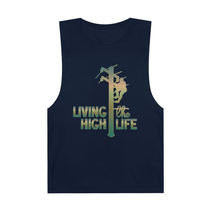 Lineman Tank - living the high life - copper patina