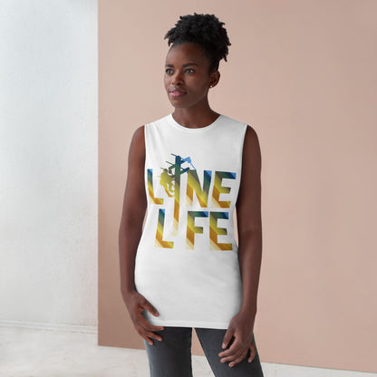 Lineman Tank - lineman-life colored chrome