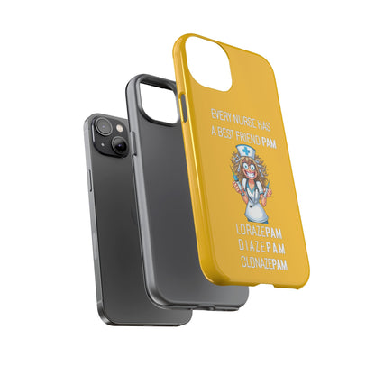 Nurse iPhone Tough Case - Every Nurse Has a Friend Named PAM Design (4) - Yellow