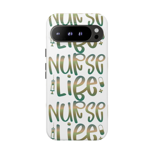 Google Pixel Tough Case - Nurse Life - White