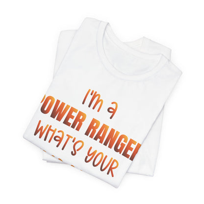Lineman T-shirt - power ranger super power sky 24