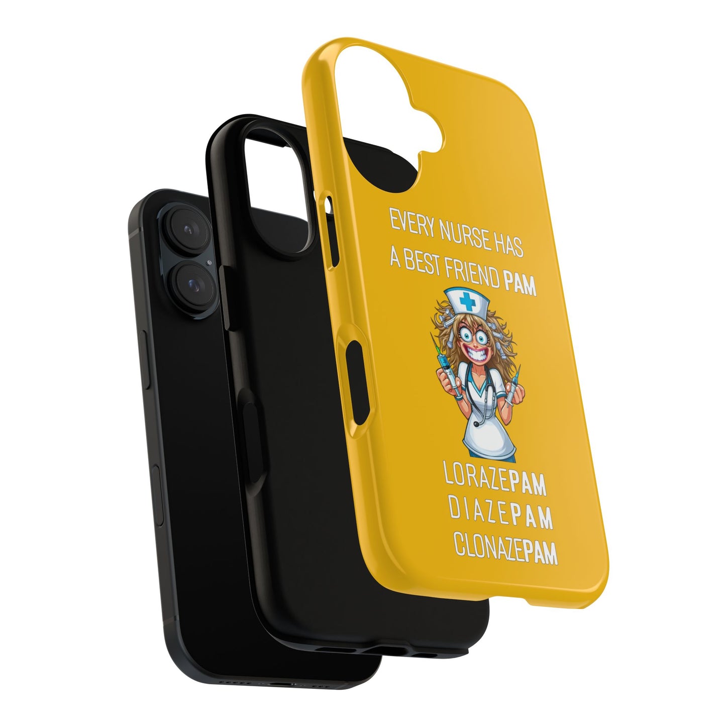 Nurse iPhone Tough Case - Every Nurse Has a Friend Named PAM Design (4) - Yellow