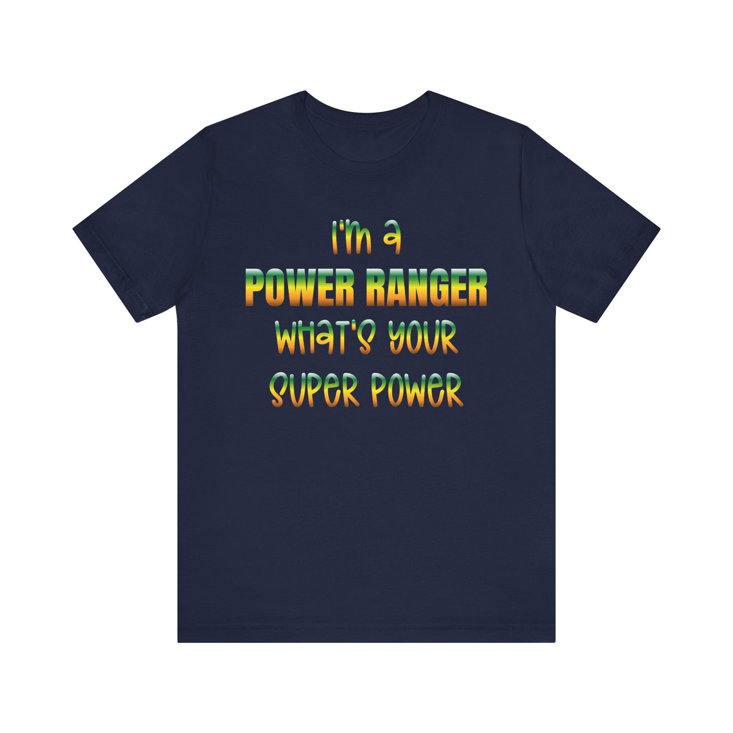 Lineman T-shirt - power ranger super power gradient