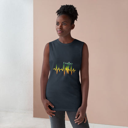 Lineman Tank - Lineman Heartbeat - gradient