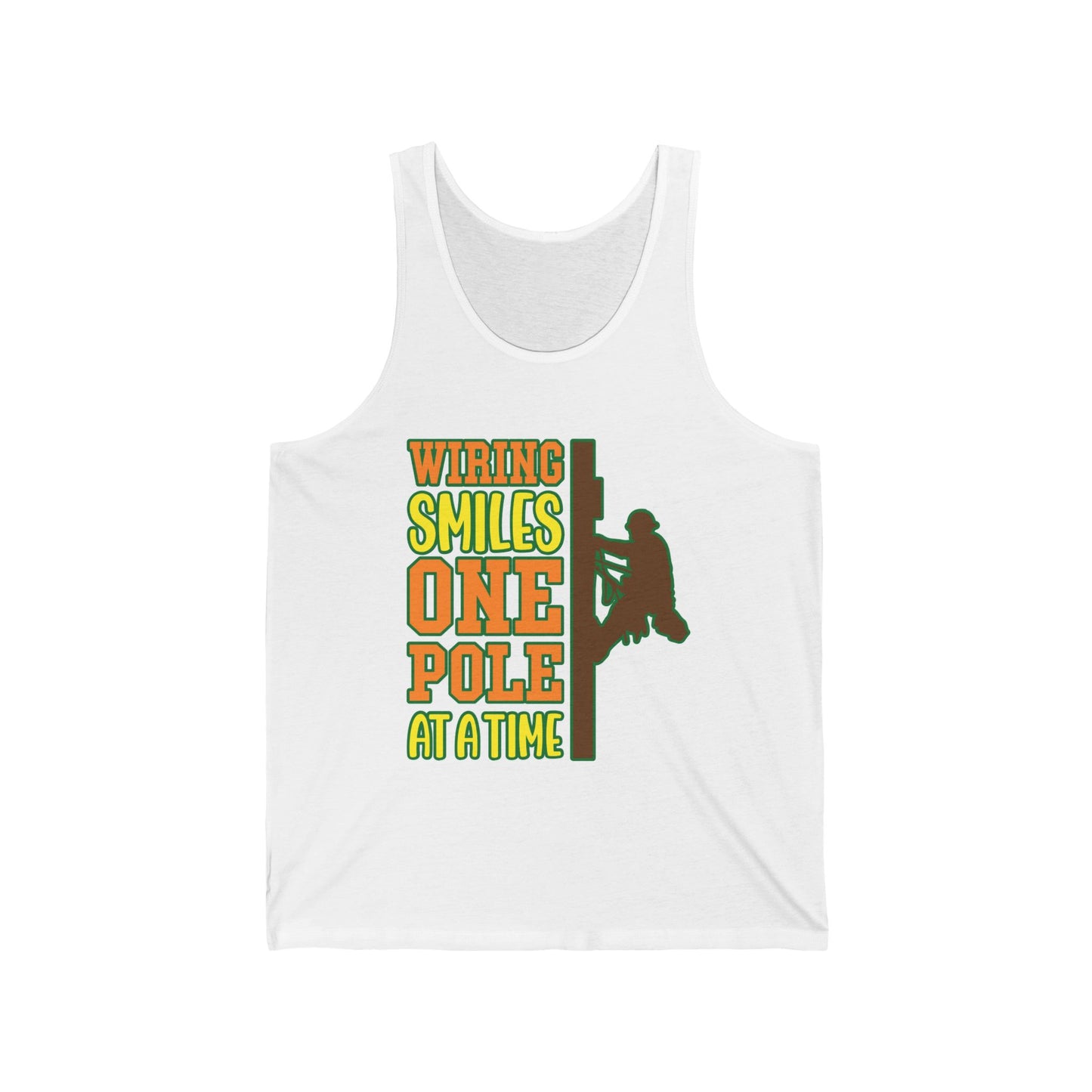 Lineman T-shirt - Wiring Smiles One Pole At A Time-color