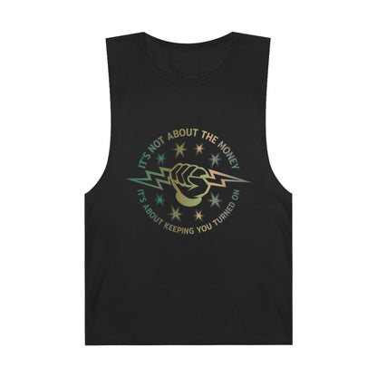 Lineman Tank - Its Not About The Money-copper patina