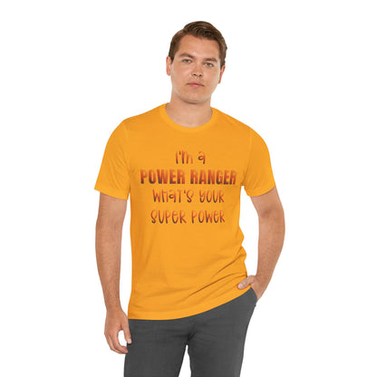 Lineman T-shirt - power ranger super power sky 24