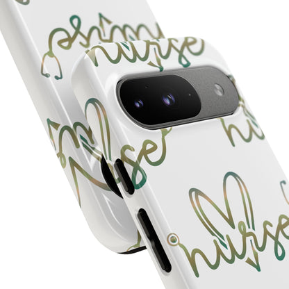 Google Pixel Tough Case - Nurse Stethoscope - White