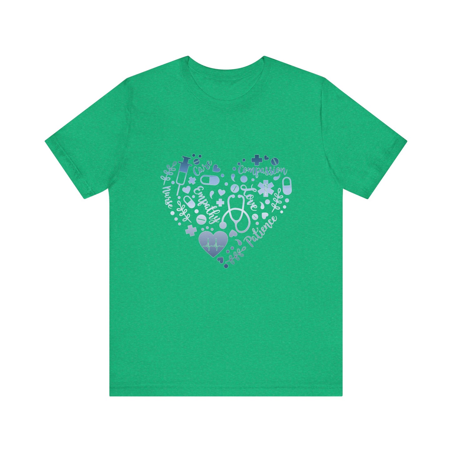 Monogram Heart 1 blue steel