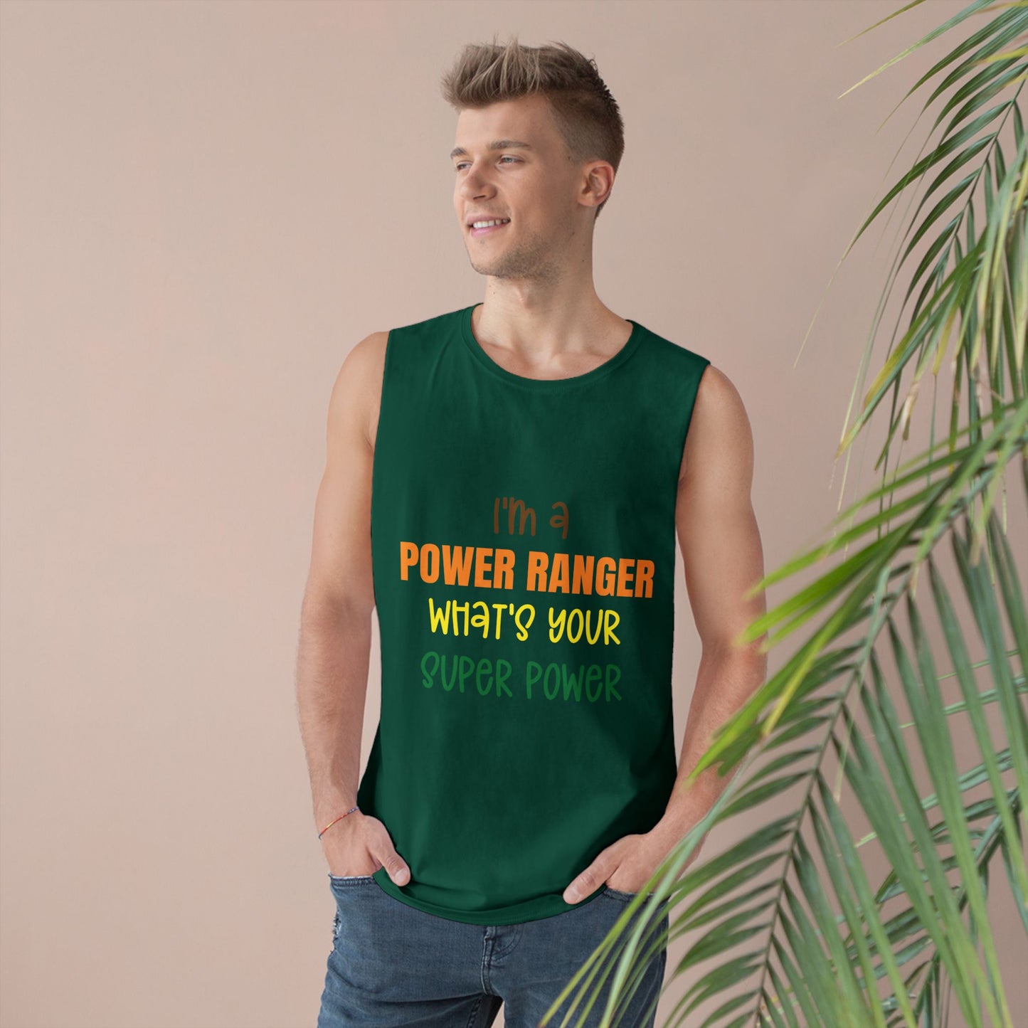 Lineman Tank - power ranger super power color