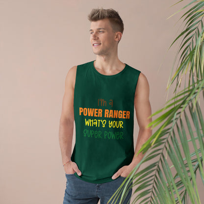 Lineman Tank - power ranger super power color