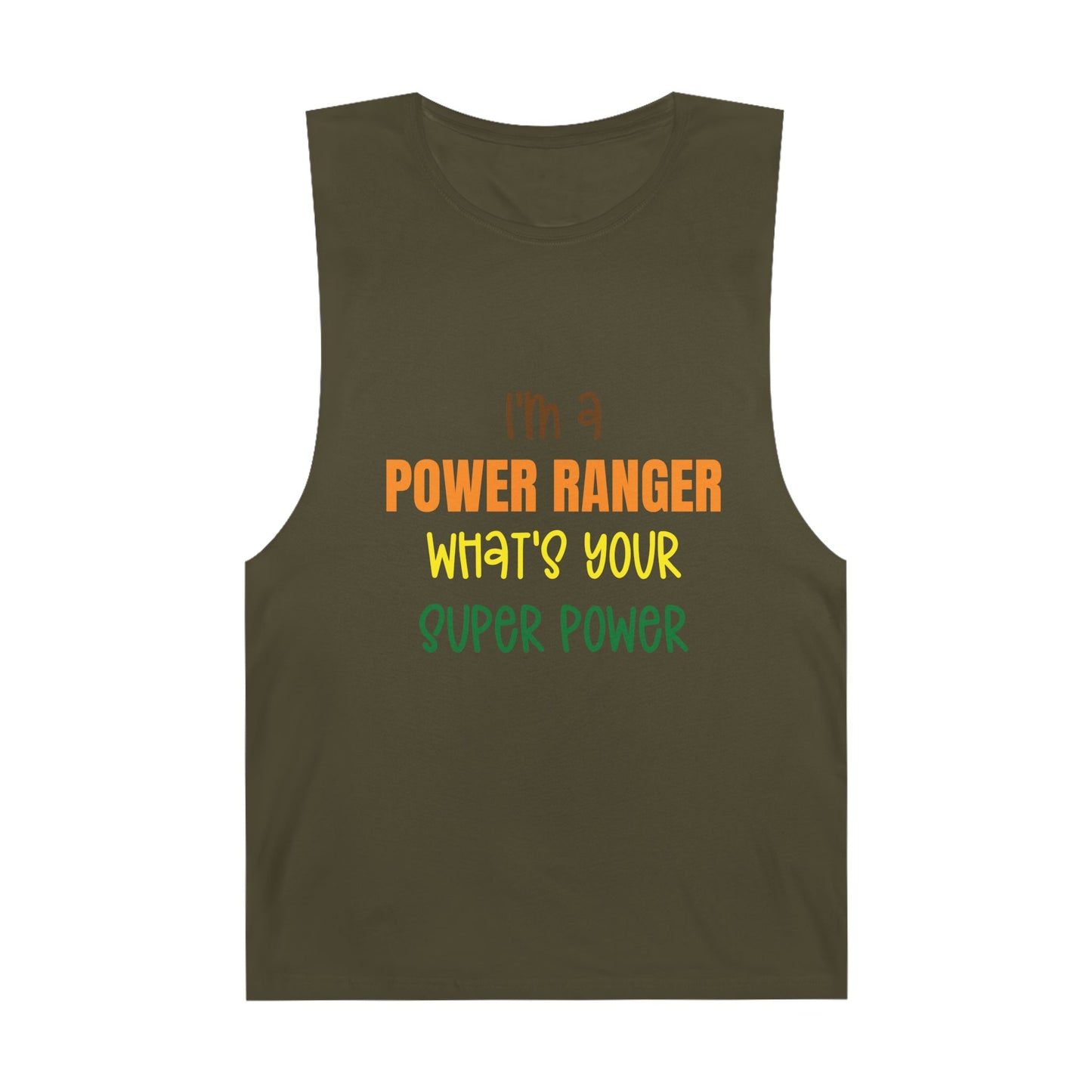 Lineman Tank - power ranger super power color
