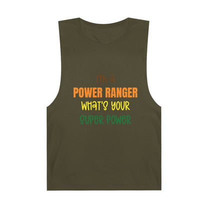 Lineman Tank - power ranger super power color