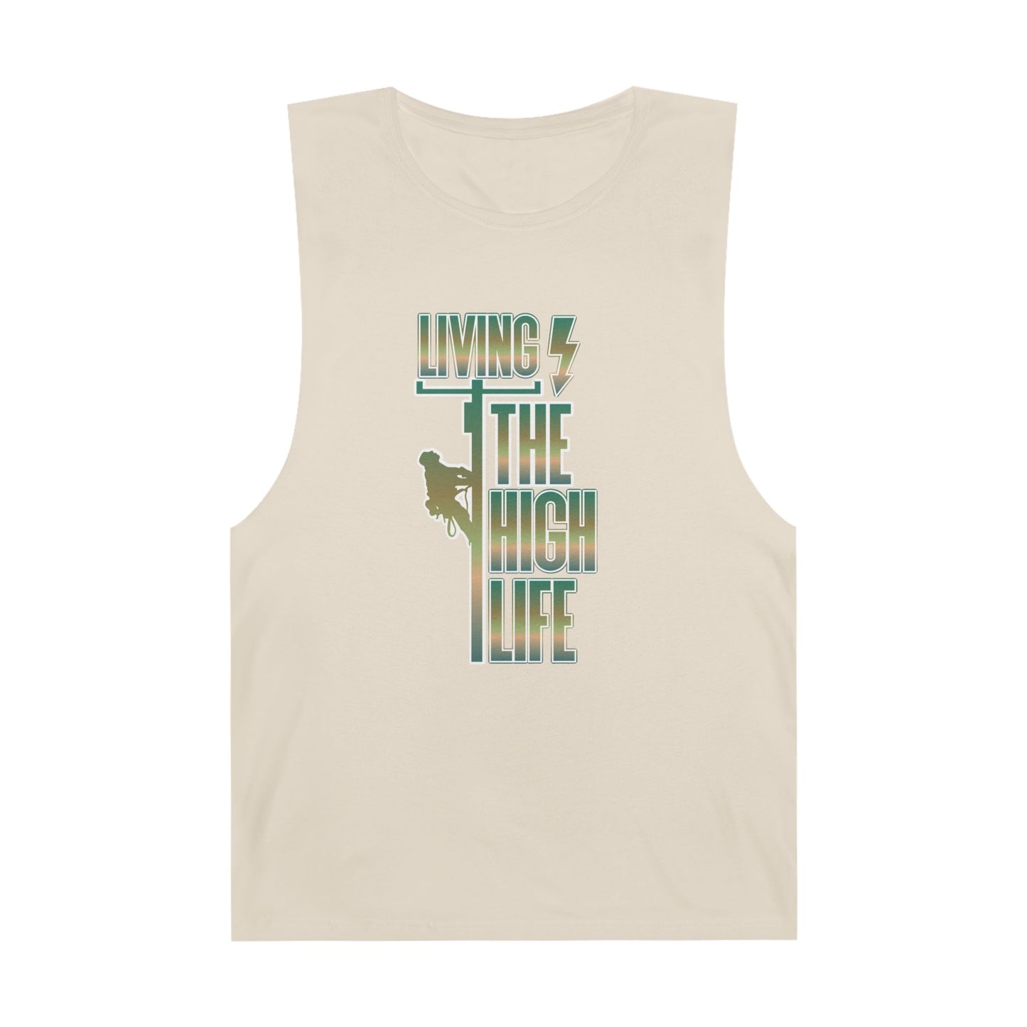 Lineman Tank - Living The High Life-copper patina