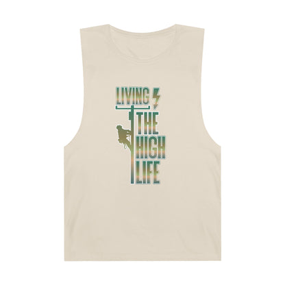 Lineman Tank - Living The High Life-copper patina