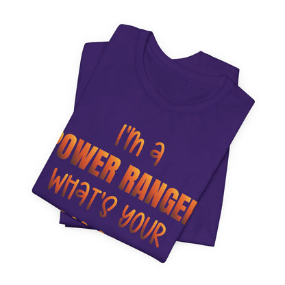 Lineman T-shirt - power ranger super power sky 24